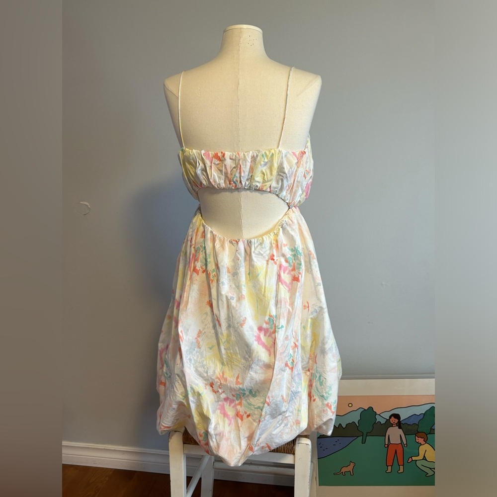 & other stories cut out balloon dress